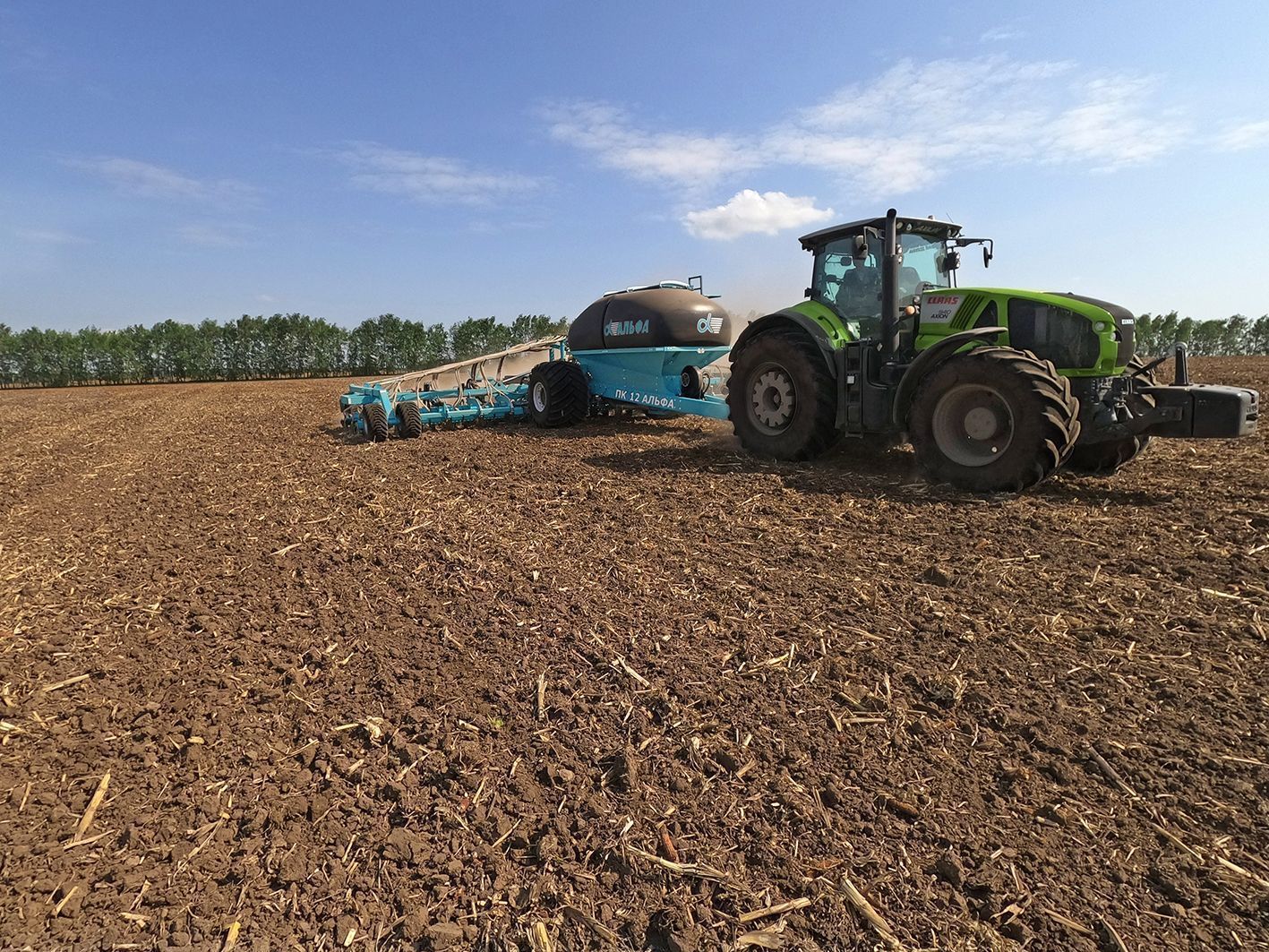 Первый выезд в поле